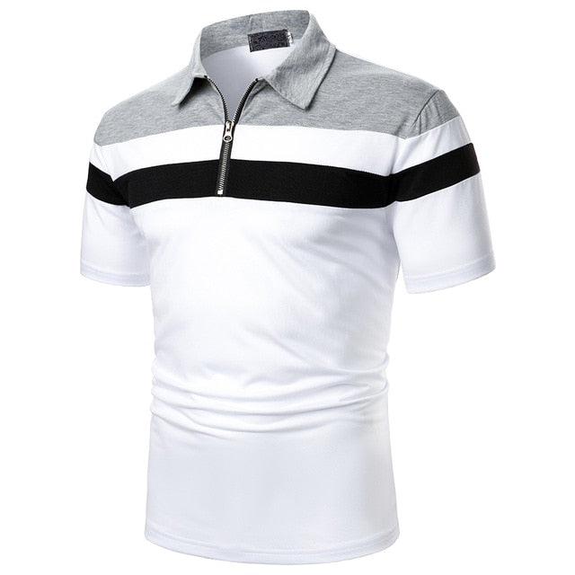 Summer Casual Fashion Short Sleeve Polo Shirt