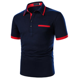 Summer Casual Fashion Short Sleeve Polo Shirt