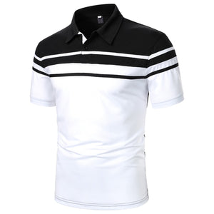 Summer Casual Fashion Short Sleeve Polo Shirt