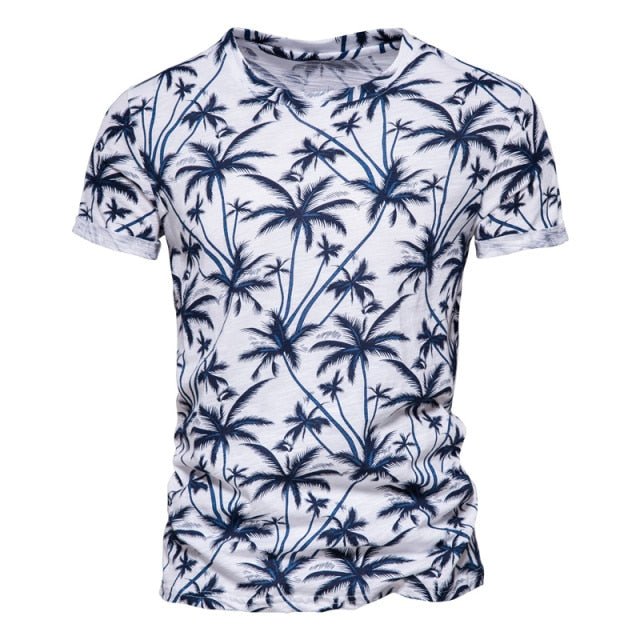 Hawaii Style O-Neck High Quality Beach T-Shirt