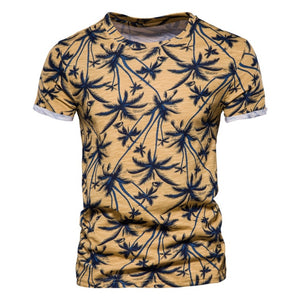 Hawaii Style O-Neck High Quality Beach T-Shirt