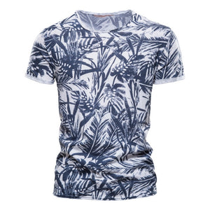 Summer High Quality O-Neck Print T-Shirt