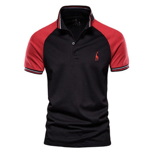 Summer Casual Short Sleeve Embroidery Polo Shirt