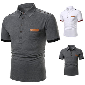 Summer Casual Fashion Short Sleeve Polo Shirt