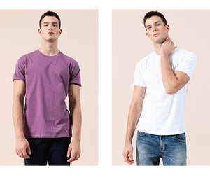 Summer Causal High Quality Cotton O-Neck T-Shirt