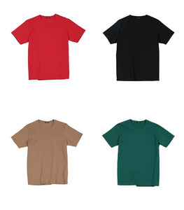 Summer Causal High Quality Cotton O-Neck T-Shirt