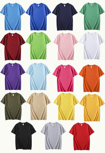 Casual High Quality Multi Solid Color T-Shirt