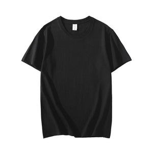 Casual Short Sleeve Pure Solid Color T-Shirt