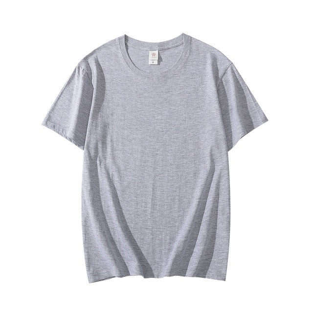 Casual Short Sleeve Pure Solid Color T-Shirt