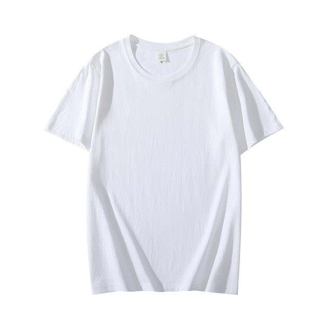 Casual Short Sleeve Pure Solid Color T-Shirt