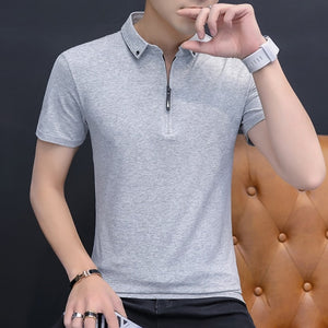 Summer Casual Short Sleeve Polo Shirt