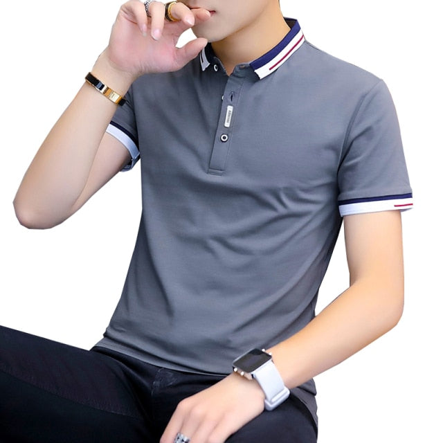 Summer Casual Short Sleeve Polo Shirt