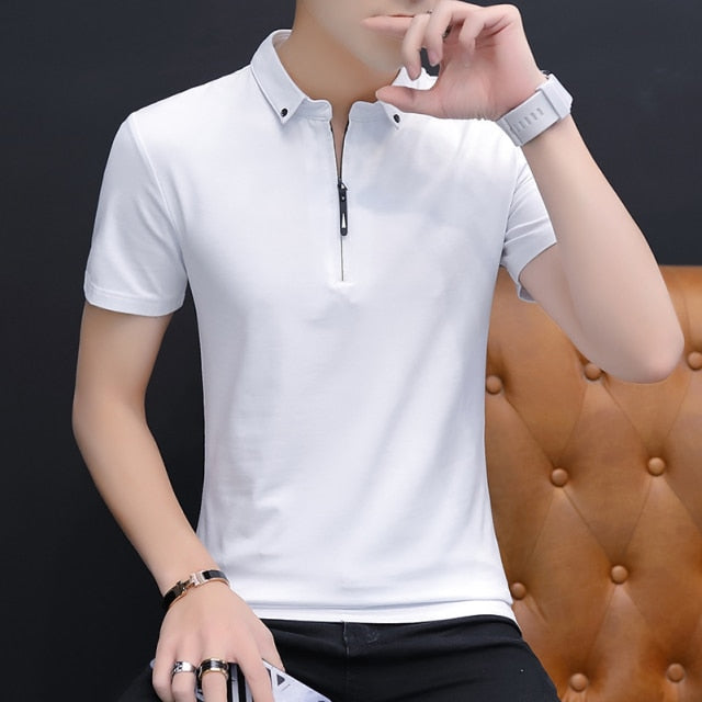 Summer Casual Short Sleeve Polo Shirt