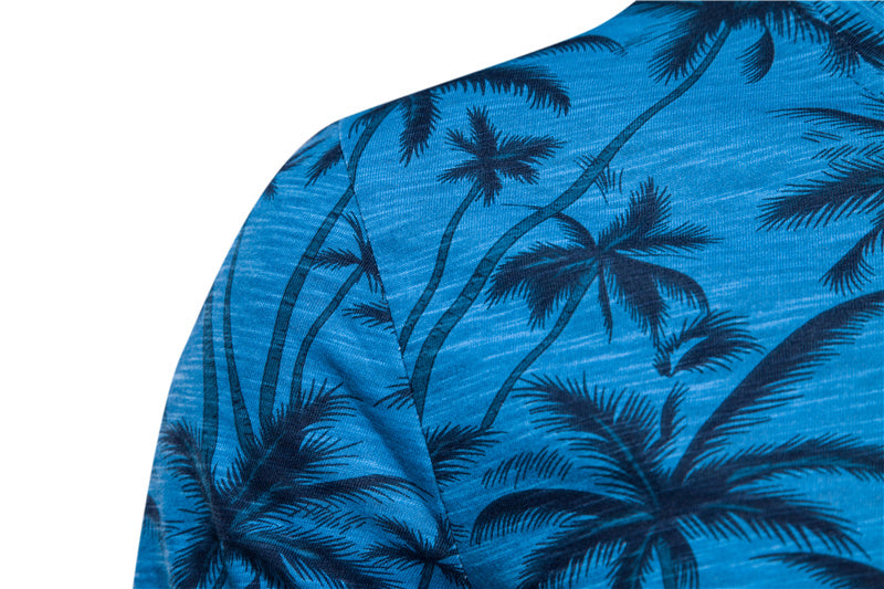 Hawaii Style O-Neck High Quality Beach T-Shirt