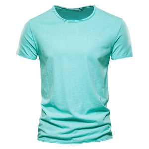 Fashion Summer Quality Slim Design O-Neck T-Shirt