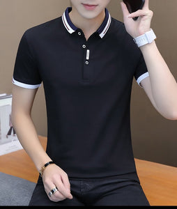 Summer Casual Short Sleeve Polo Shirt