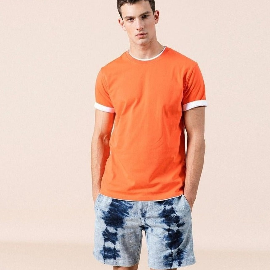 Summer Causal High Quality Cotton O-Neck T-Shirt