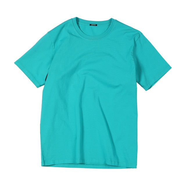 Summer Causal High Quality Cotton O-Neck T-Shirt