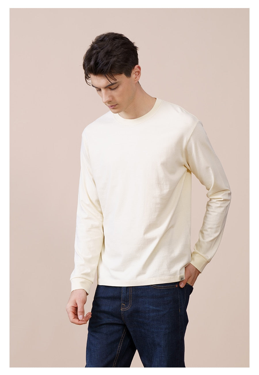 Solid Color High Quality Long Sleeve T-Shirt