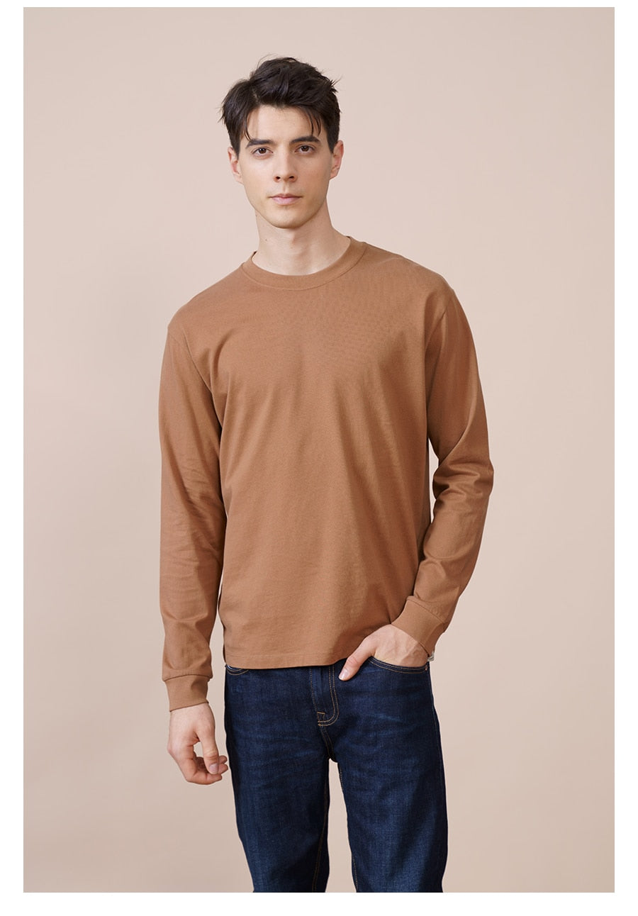 Solid Color High Quality Long Sleeve T-Shirt