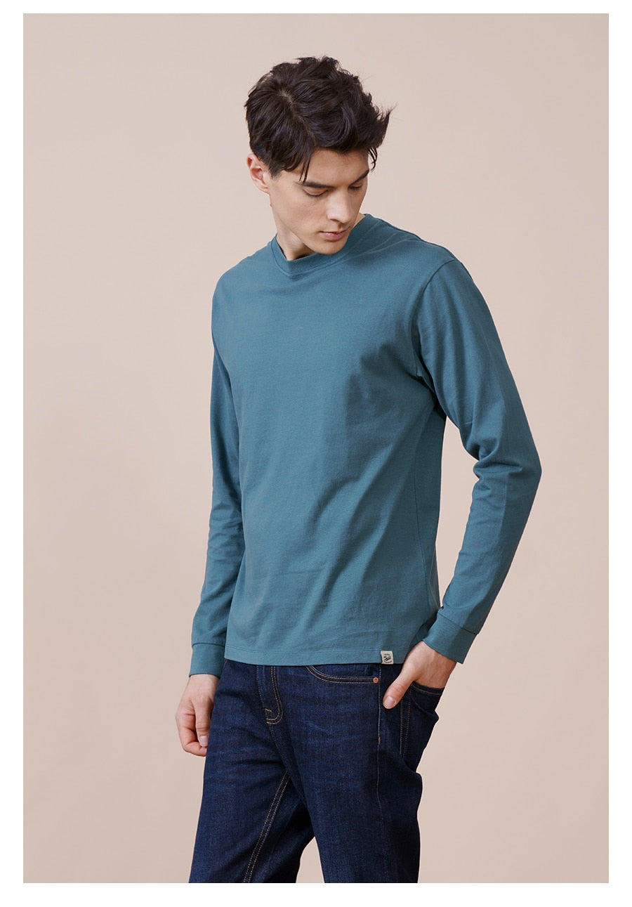 Solid Color High Quality Long Sleeve T-Shirt